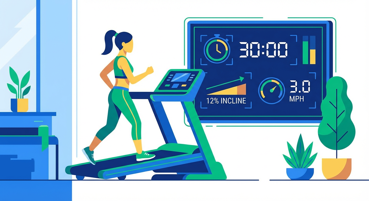 Illustration for I Tried the 12-3-30 TikTok Workout for a Month (Spoiler: It's Not What You Think)